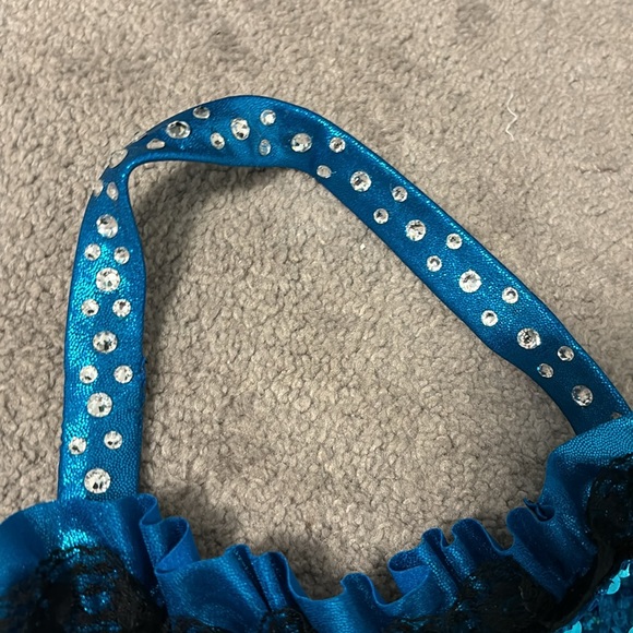 Jazz costume kids large blue and black and silver - Picture 3 of 8